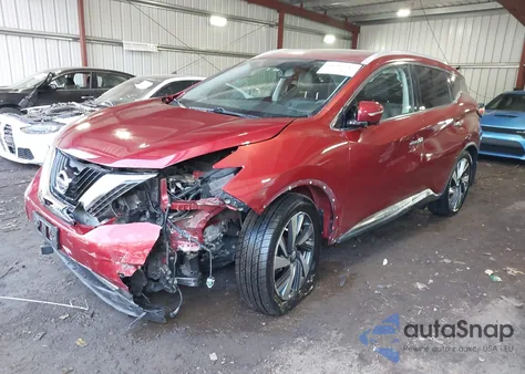 2015 Nissan Murano Platinum из США, поврежденный, VIN 5N1AZ2MH4FN268269